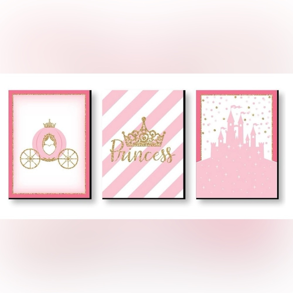 Children’s wall art. 3 piece set.